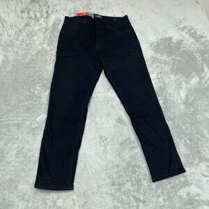 Kenneth Cole Men’s Straight Fit Stretch Denim Jeans Size 34x30 Black a0255